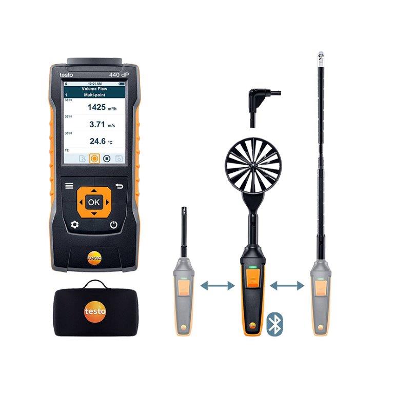 N836-2115 Testo 440 Vocht-set met Bluetooth